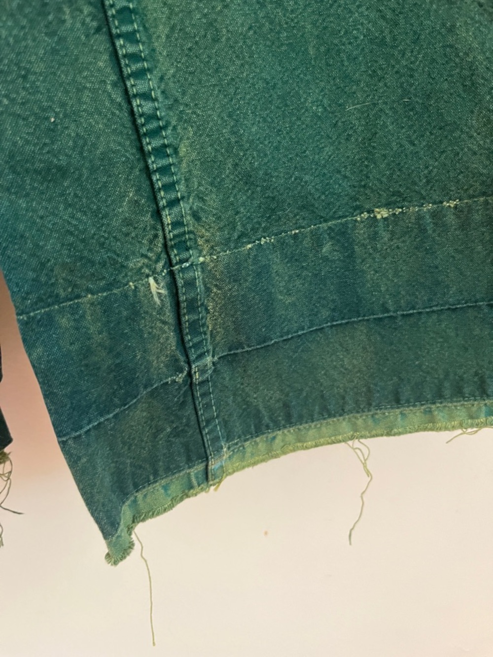 Jesse Kamm Forest Green Wide-Leg Cotton Pants - Picture 4 of 9